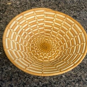 Handwoven Basket with amazing intricate Design housewares, serving, decor